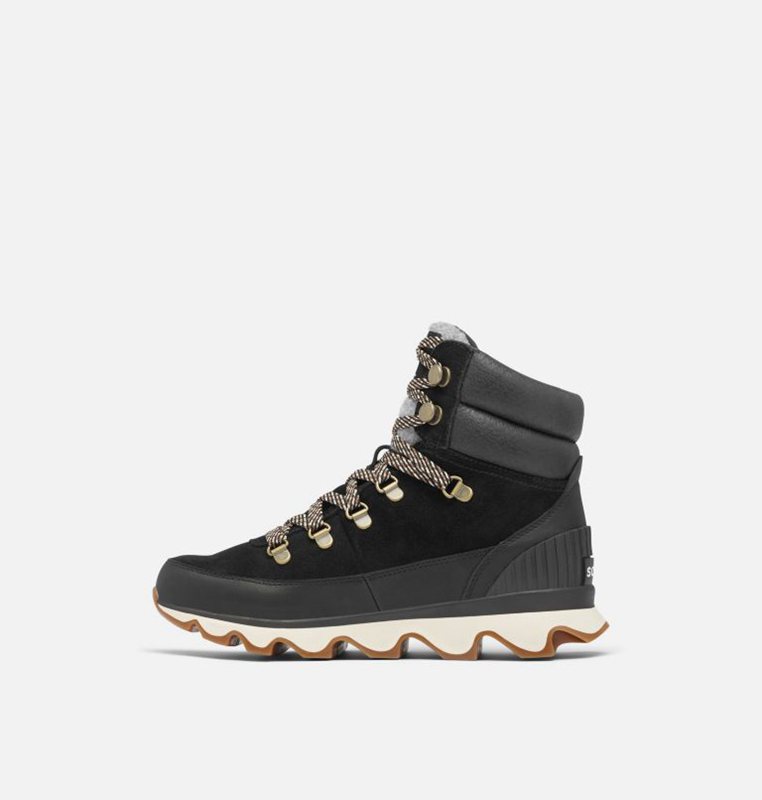 Womens Lace-Up Boots Black - Sorel Kinetic™ Conquest Low - 802-XPJIOF